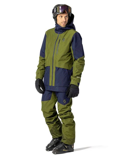 Полукомбинезон горнолыжный мужской SCOTT Vertic GTX 2L Fir Green/Dark ...