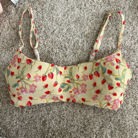 Victorias Secret Strawberry Scoop Bikini Depop
