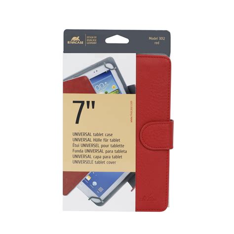 Tablet covers: 3012 red tablet case 7"
