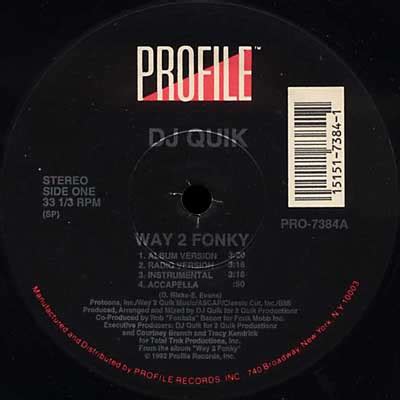 Way 2 Fonky Mo Pussy By DJ Quik Single West Coast Hip Hop Reviews Ratings Credits Song