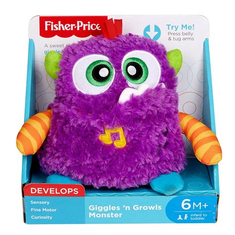 Развивающая игрушка 'Хихикающий монстрик', Fisher Price [DYM88]