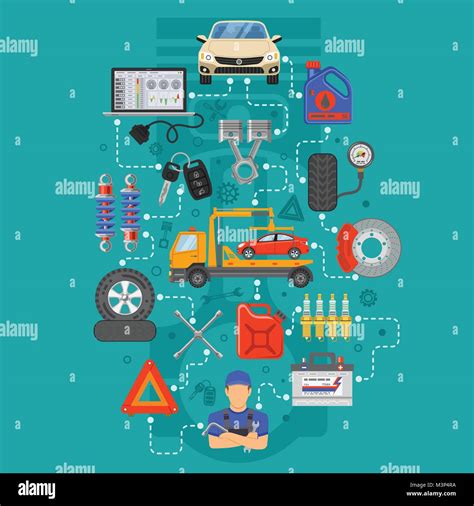 Car Service Infographics Stock Vector Image And Art Alamy