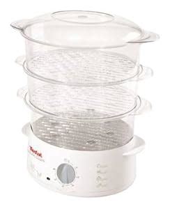 Tefal Steam Cuisine VC102315 Steamer, 3 Tier, White: Amazon.co.uk ...
