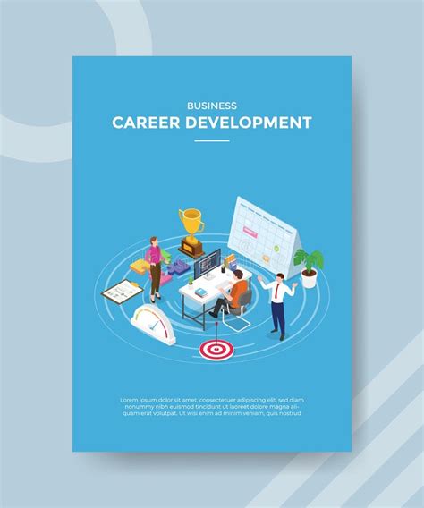 Career Development Poster Template Stock Illustrations 752 Career