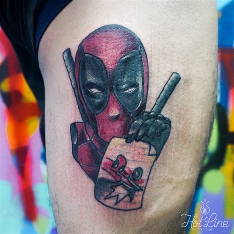 Updated 30 Deadpool Tattoos With Attitude Deadpool Tattoo Marvel Tattoos Tattoos