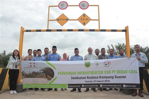 Berau Coal Energy | Berau Coal Bangun Jembatan Kadasa – Kampung Suaran