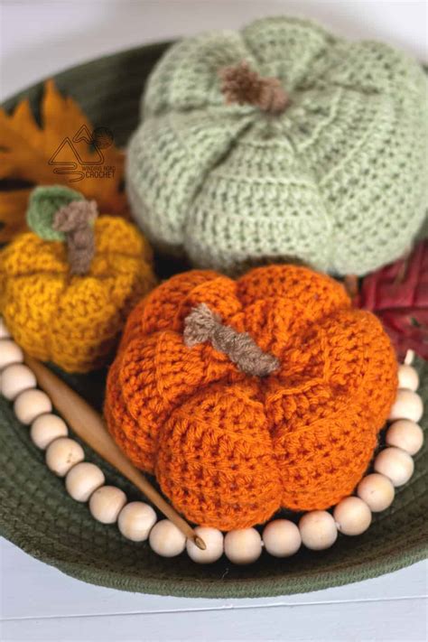 Modern Crochet Pumpkin Free Pattern And Video Tutorial Winding Road