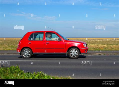Red Nissan Micra Hi Res Stock Photography And Images Alamy