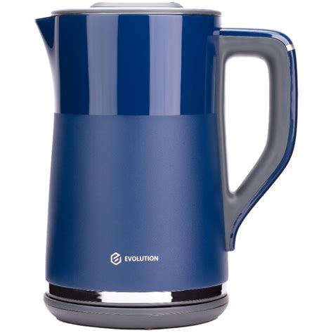 Электрический чайник с терморегулятором EVOLUTION KP18151D Blue ...