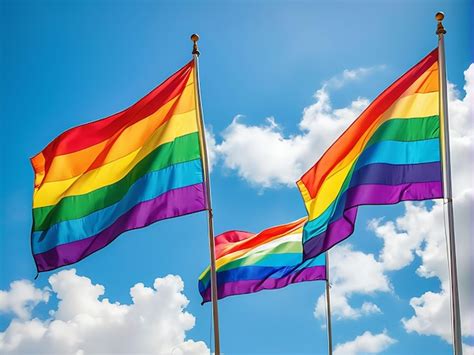 Colorful Rainbow Gay Flag Symbol Of Lgbt People Diversity Of Genders Loveromance Toleranceceleb