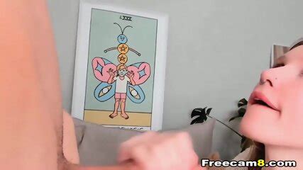 Curly Hair Cam Babe Loves Deepthroat