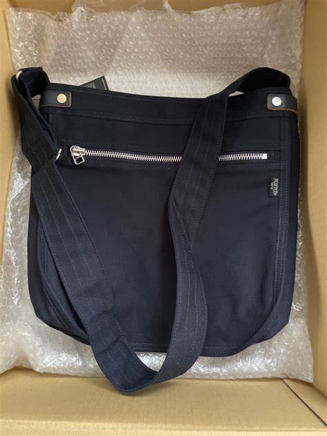 ポーター ショルダーバッグ 667 19786 50 ネイビー PORTER 吉田カバン NAKED BOOK BAG 日本製 ブランド 667 19786 FUTABA BAG