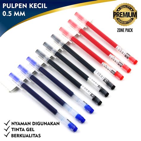 Jual Pulpen Kecil Warna Pena Gel Alat Tulis Bolpoin Tinta Hitam