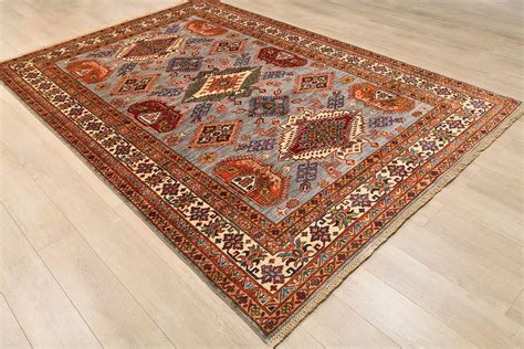 Кавказский ковер Kazakh № 4085 (267 х 180 см) – купить онлайн в Москве
