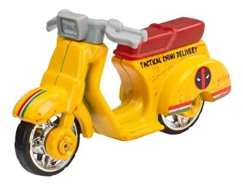Vehículo De Juguete Hot Wheels Collector Deadpool Scooter MercadoLibre