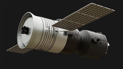 Tiangong Space Station 3D model | CGTrader