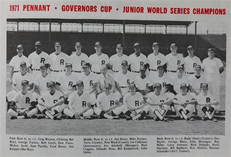 Rochester Red Wings won 1971 champiosnhip and fans were thrilled