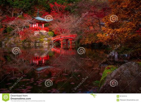 Daigo Ji Temple In Autumn Stock Photo Image Of Leaf 91161514