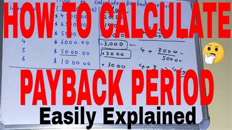 How To Calculate Payback Periodcalculate Payback Periodhow To Find Payback Period Examples