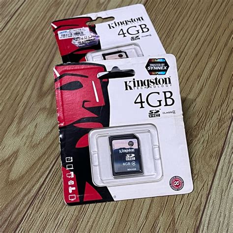 [ของใหม่] Kingston SD Card 4GB Class4 แท้ (เหมาะสำหรับกล้องดิจิตอลเก่า ...