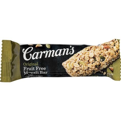 Carman's Muesli Bars Original Fruits Free - Dinkum