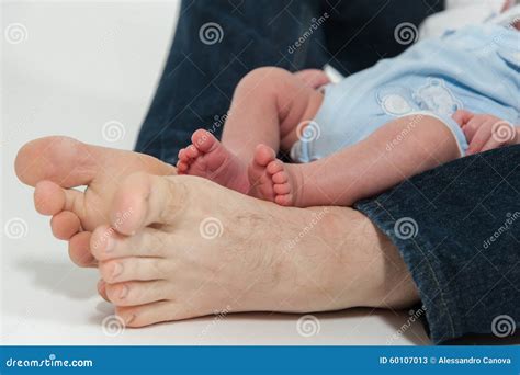 Father And Son Walking Naked Stock Image Image Of Beginning Foot 60107013