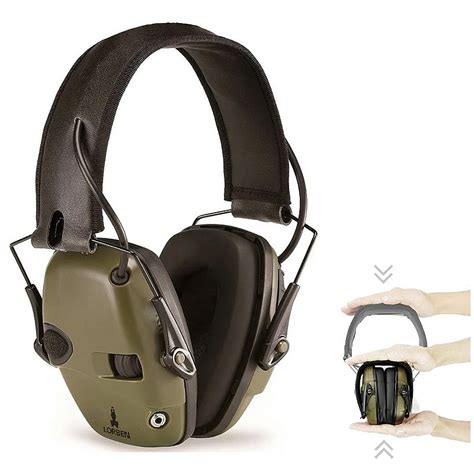 Abafador Eletronico Tiro Esportivo - Abafador Eletrônico Lorben Protetor Auricular Tiro Esportivo - Lorben