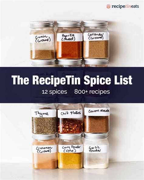 12 Spices For 800 Recipes Recipetin Eats