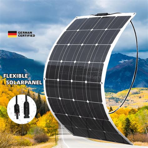 W Flexibel Solarpanel Monokristallin V Solarmodul F R Wohnmobil