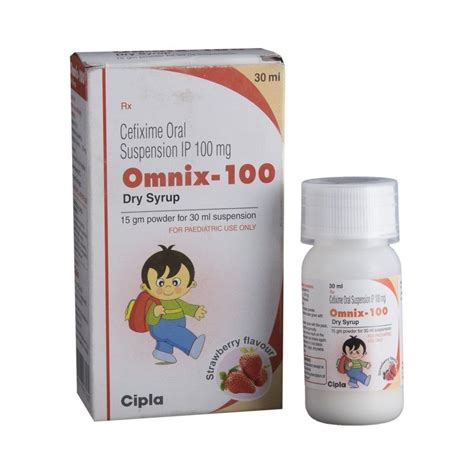 Omnix Infection Dry Syrup Specification And Features