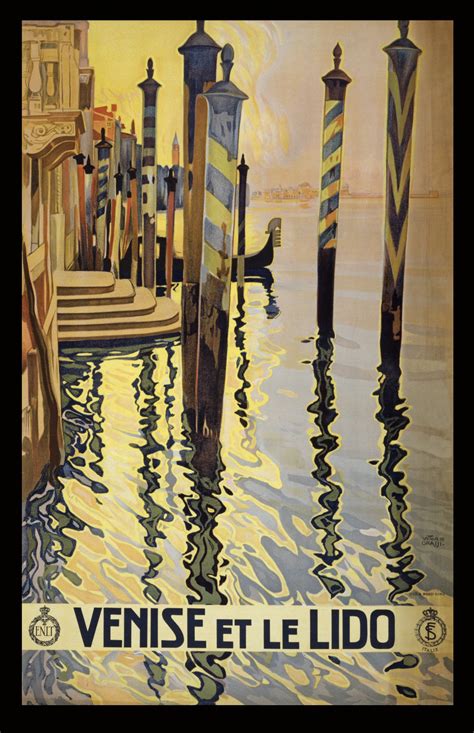 Vintage Venice Travel Poster Free Stock Photo Public Domain Pictures
