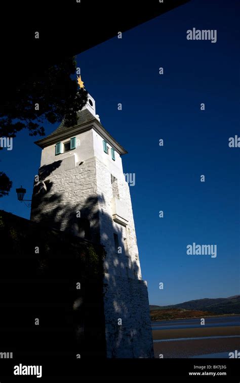 Portmeirion Porthmadog Gwynd Wales Uk Stock Photo Alamy
