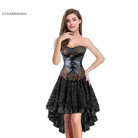 Charmian женские сексуальные готические викторианские стимпанк Корсеты ...