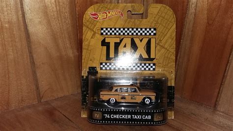 Hot Wheels Taxi 74 Checker Taxi Cab Retro 2016 Serie 215 00 En Mercado Libre