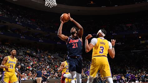 Sixers Vs Lakers Tobias Harris Joel Embiid Star In Win With Lebron James Out Rsn