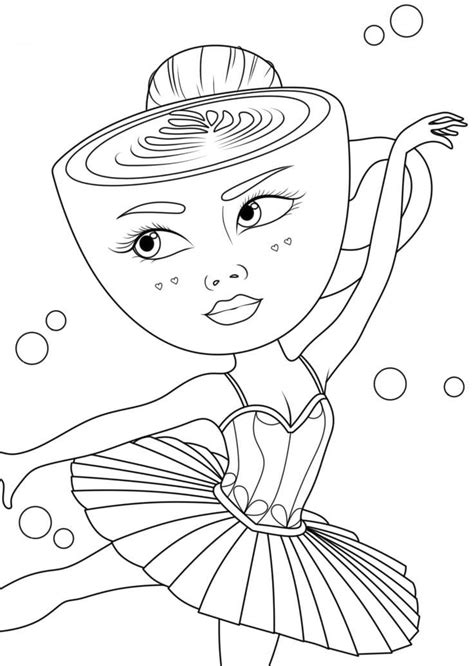 Ballerina Cappuccina Desenho - Desenhos de Ballerina Cappuccina para Colorir, Pintar e Imprimir ...