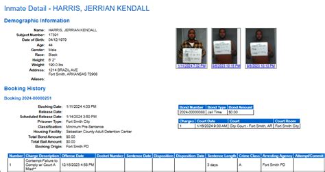 Sebastian County Mugshots December 11 2024