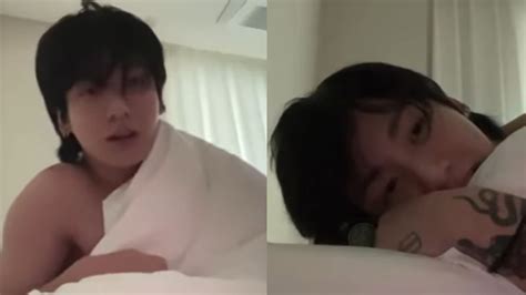 BTS Jungkook Sets Hearts Racing With Shirtless In Bed Livestream Fans Ask Why Is He Naked