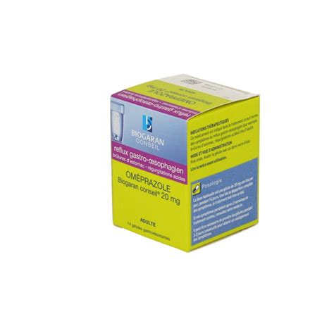 Biogaran Omeprazole Conseil Mg G Lules Gastro R Sistantes