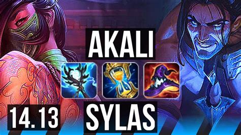 Akali Vs Sylas Mid 8 Solo Kills Legendary 1935 500 Games Vn