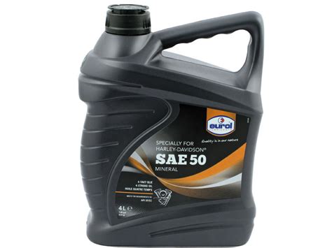 Eurol HD SAE 50 SF-CC mineraal Harley Davidson olie single grade