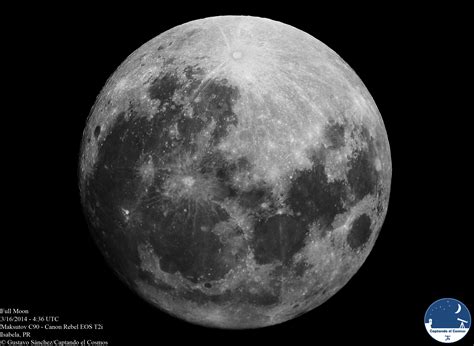 Luna Llena Captando El Cosmos