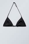 Scuba Mini Triangle Bikini Top Black Weekday Gb