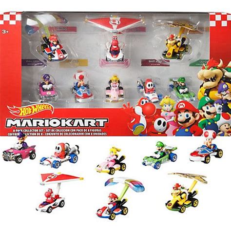 Hot Wheels Mario Kart Glider Set Inkl Spielzeugautos Rennautos