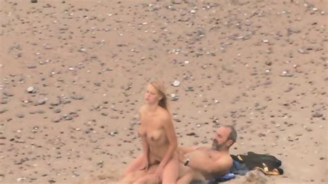 Caught Big Tits Babe Having Sex At The Beach