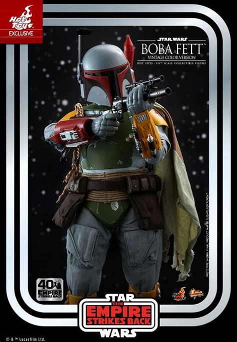 Hot Toys帝國反擊戰40 周年系列Boba Fett 復刻色版 1 6比例珍藏人偶 Hot Toys 限定版 Toys Zone D 玩具兄弟 Figures
