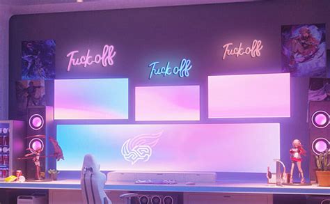 Amazon Enuoli Fuck Off Neon Sign Led Pink Fuck Neon Light For Wall Decor Battery Or Usb