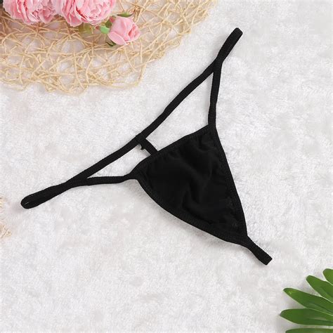 Slip Intimo G String Lingerie Donna Mutandine Sexy Perizoma Maglia Trasparente Mutandine