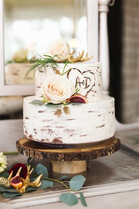 36 Naked Cakes For Spring Weddings ChicWedd