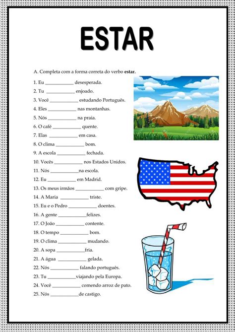 Conjugate the Verb 'Estar' in Present Indicative